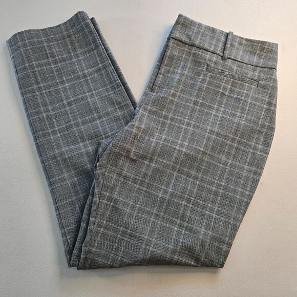 Calvin Klein Dress Slacks Women's 14 Check Pattern Gray Black & White - Picture 6 of 16